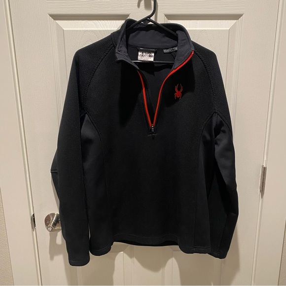 Men’s Large Spyder Half-Zip Fleece Pullover - Picture 8 of 16